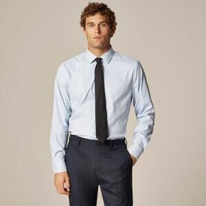 J.Crew Mens Bowery performance stretch dress shirt spread collar Size Small NWT